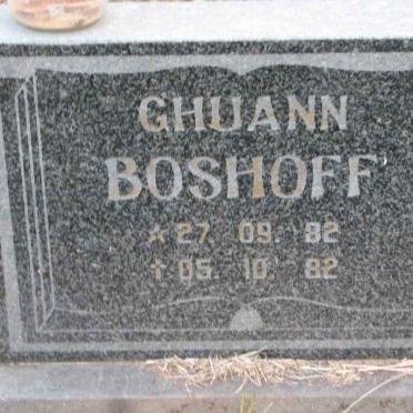 BOSHOFF Ghuann 1982-1982