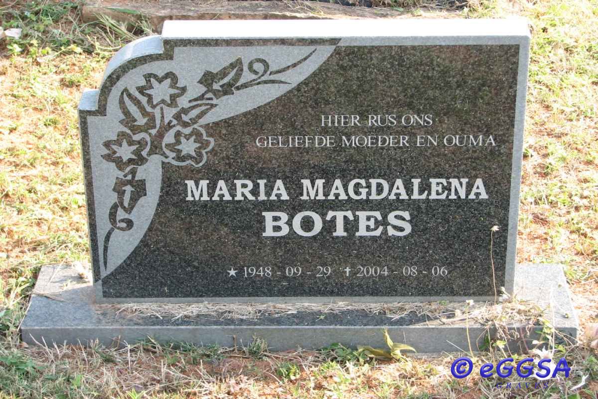 BOTES Maria Magdalena 1948-2004