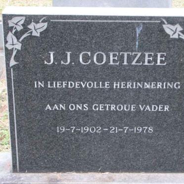 COETZEE J.J. 1902-1978