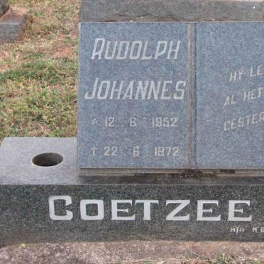 COETZEE Rudolph Johannes 1952-1972