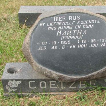 COETZEE Martha 1935-1994