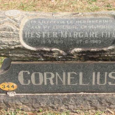 CORNELIUS Hester Margaretha 1919-1963