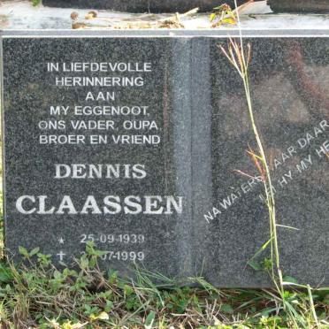 CLAASSEN Dennis 1939-1999