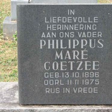 COETZEE Philippus Maré 1896-1975
