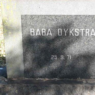 DYKSTRA Baba 1971-1971