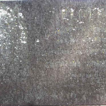 ELOFF Carolina Johanna nee OLIVIER 1931-19??