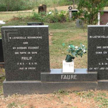 FAURE Philip 1911-1970 &amp; Joe 1914-2005