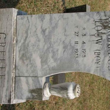 GREEFF Gerhardus Louw 1918-1978