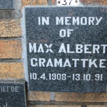 GRAMATTKE Max Albert 1908-1991