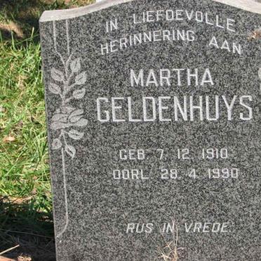 GELDENHUYS Martha 1910-1990