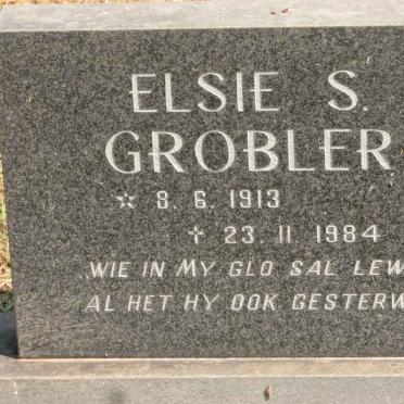 GROBLER Elsie S. 1913-1984