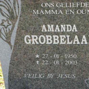 GROBBELAAR Amanda 1950-2003
