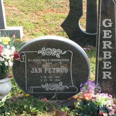 GERBER Jan Petrus 1951-2001