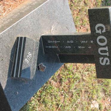GOUS Sue 1920-2001