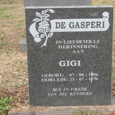 GASPERI Gigi, de 1906-1976