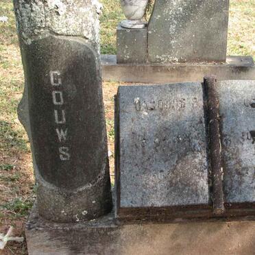 GOUWS Jacobus S. 1925-1972