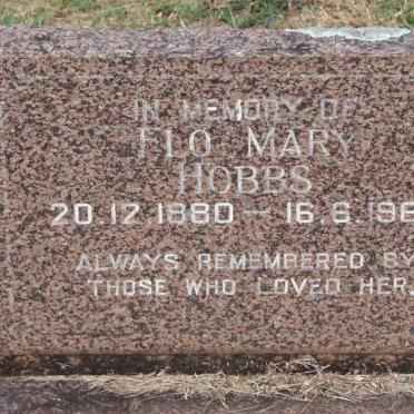 HOBBS Flo Mary 1880-1964