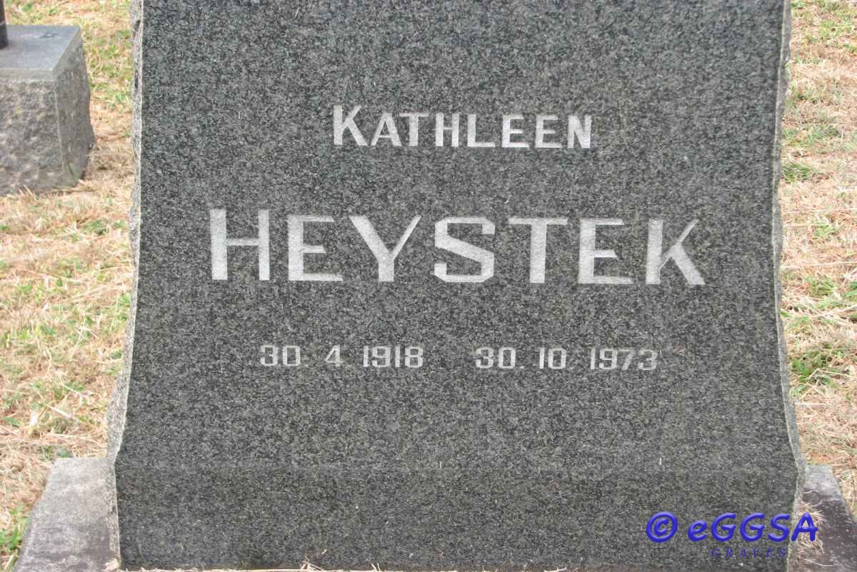 HEYSTEK Kathleen 1918-1973