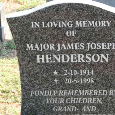 HENDERSON James Joseph 1914-1998