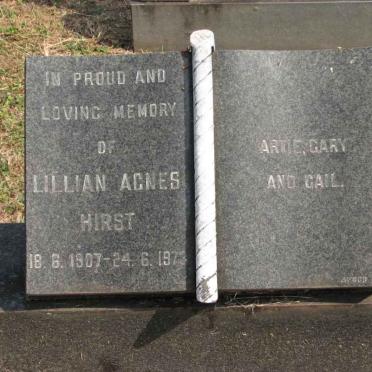 HIRST Lillian Agnes 1907-1973