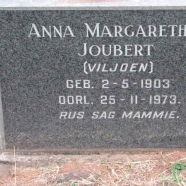 JOUBERT Anna Margaretha nee VILJOEN 1903-1973