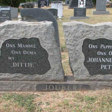 JOUBERT Johannes Petrus &amp; Dittie