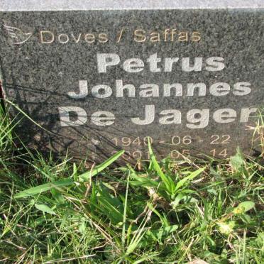 JAGER Petrus Johannes, de 1940-2001
