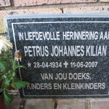 KILIAN Petrus Johannes 1934-2007