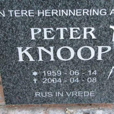 KNOOP Peter 1959-2004