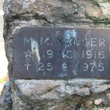 KRUGER M.M. 1916-1975