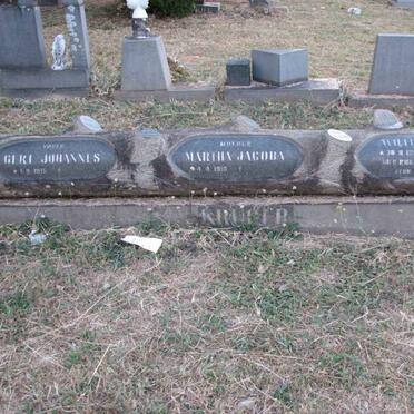 KRUGER Gert Johannes 1915- &amp; Martha Jacoba 1913- :: KRUGER Willem Otto 1952-1974