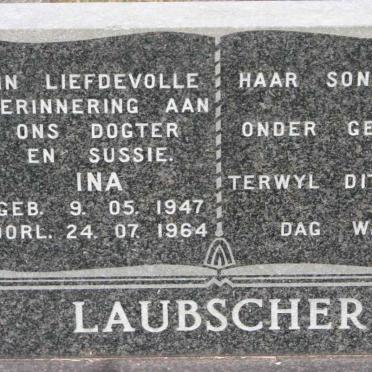 LAUBSCHER Ina 1947-1964