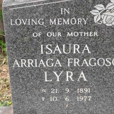 LYRA Isaura Arriaga Fragoso 1891-1977
