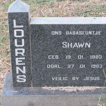 LOURENS Shawn 1983-1983