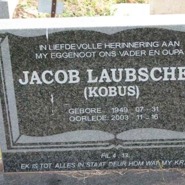 LAUBSCHER Jacob 1949-2003