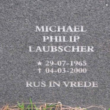 LAUBSCHER Michael Philip 1965-2000