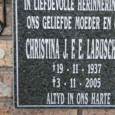LABUSCHAGNE Christina J.E.E. 1937-2005