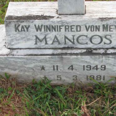 MANCOS Kay Winnifred von Meyer 1949-1981