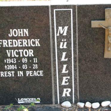 MÜLLER John Frederick Victor 1943-2004