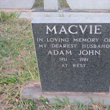 MACVIE Adam John 1911-1981