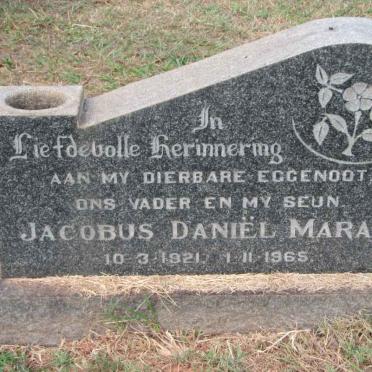 MARAIS Jacobus Daniël 1921-1965