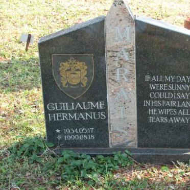 MARAIS Guiliaume Hermanus 1934-1999