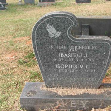 MEY J.J. 1923-1988 &amp; S.M.C. 1922-2001