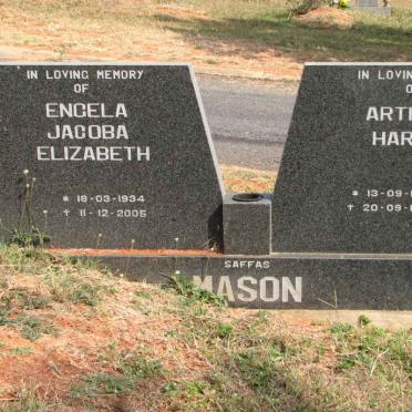 MASON Arthur Harry 1933-1992 &amp; Engela Jacoba Elizabeth 1934-2005