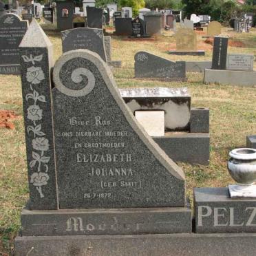 PELZER Elizabeth Johanna nee SMIT 1872-