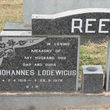 REED Johannes Lodewicus 1919-1978