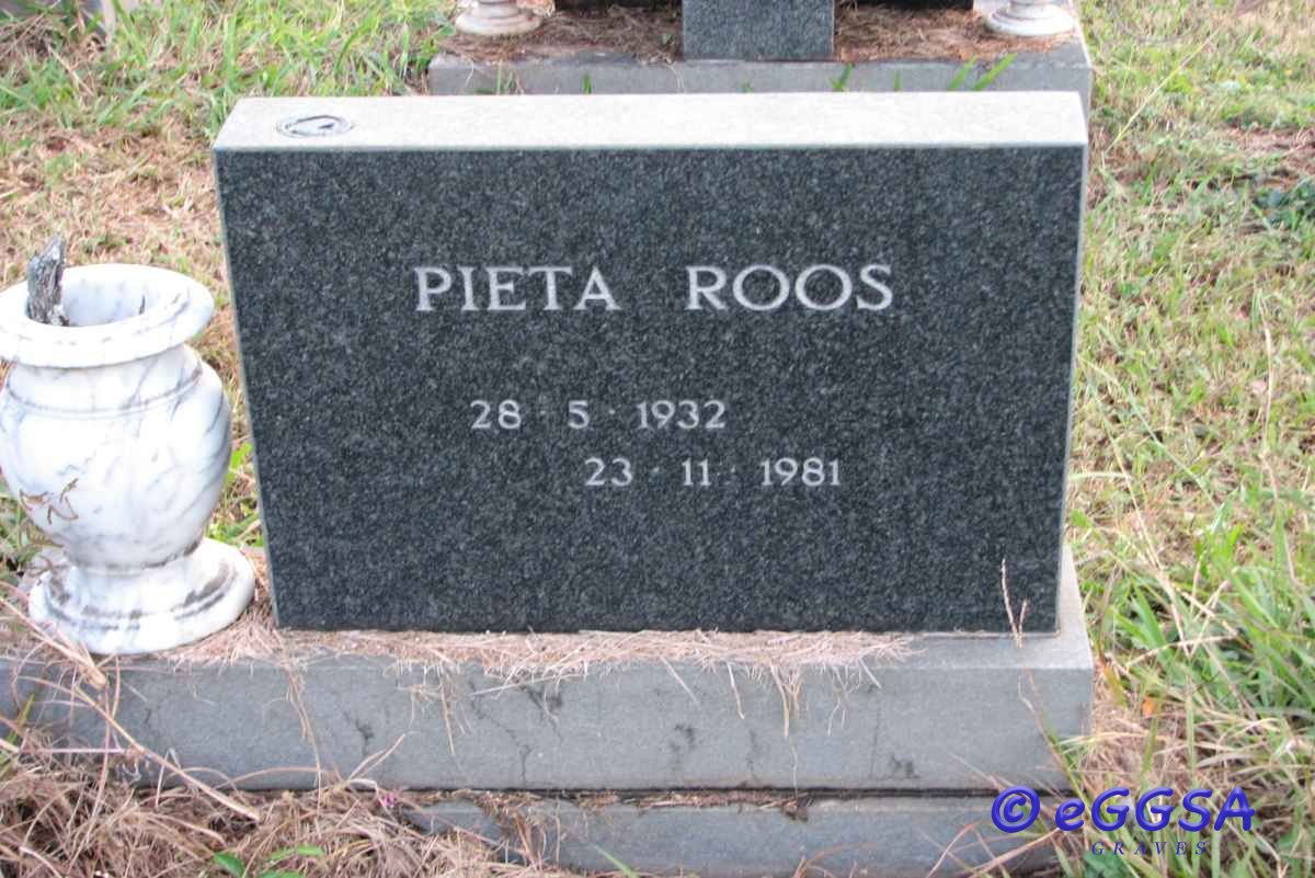 ROOS Pieta 1932-1981