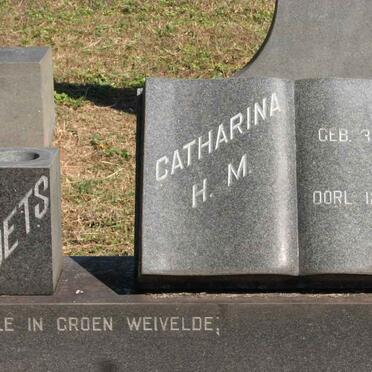 ROETS Catharina H.M. 1916-1977