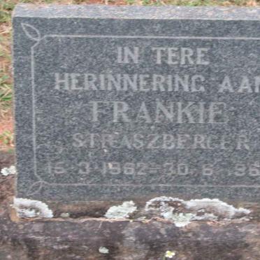 STRASZBERGER Frankie 1962-1963