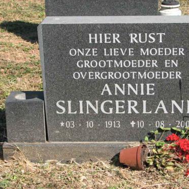 SLINGERLAND Annie 1913-2005